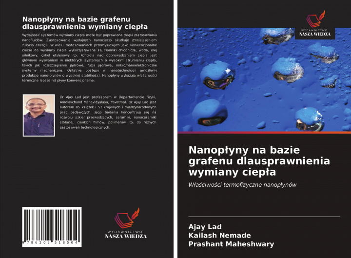 Kniha Nanoplyny na bazie grafenu dlausprawnienia wymiany ciepla Kailash Nemade