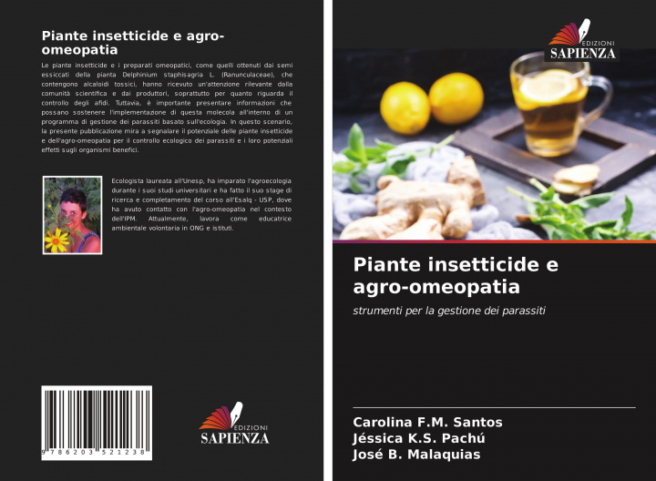 Knjiga Piante insetticide e agro-omeopatia Jéssica K. S. Pachú