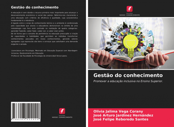 Knjiga Gestao do conhecimento José Arturo Jardinez Hernández
