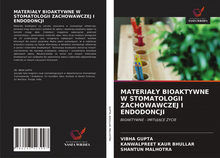 Book Materialy Bioaktywne W Stomatologii Zachowawczej I Endodoncji Kanwalpreet Kaur Bhullar