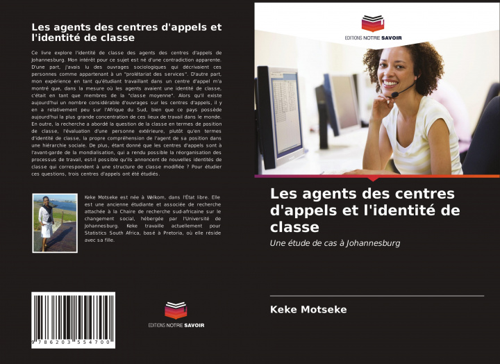 Knjiga Les agents des centres d'appels et l'identite de classe 