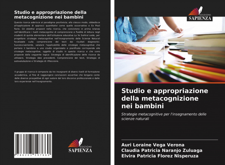 Книга Studio e appropriazione della metacognizione nei bambini Claudia Patricia Naranjo Zuluaga