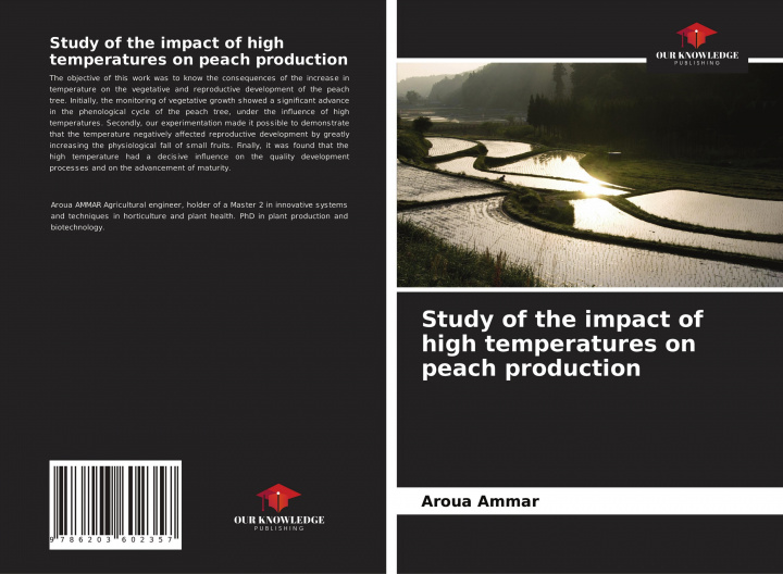 Kniha Study of the impact of high temperatures on peach production AROUA AMMAR