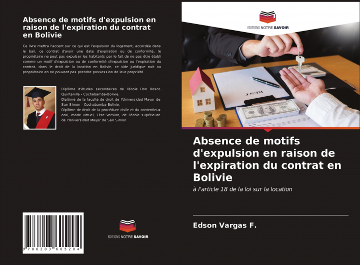 Kniha Absence de motifs d'expulsion en raison de l'expiration du contrat en Bolivie 
