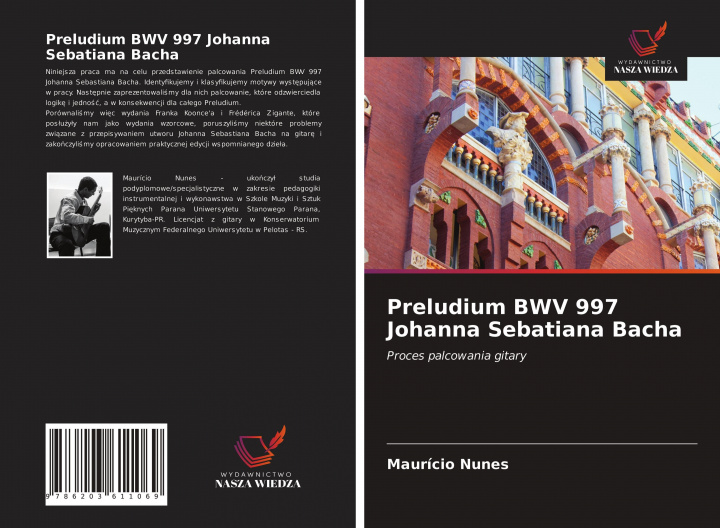 Carte Preludium BWV 997 Johanna Sebatiana Bacha 