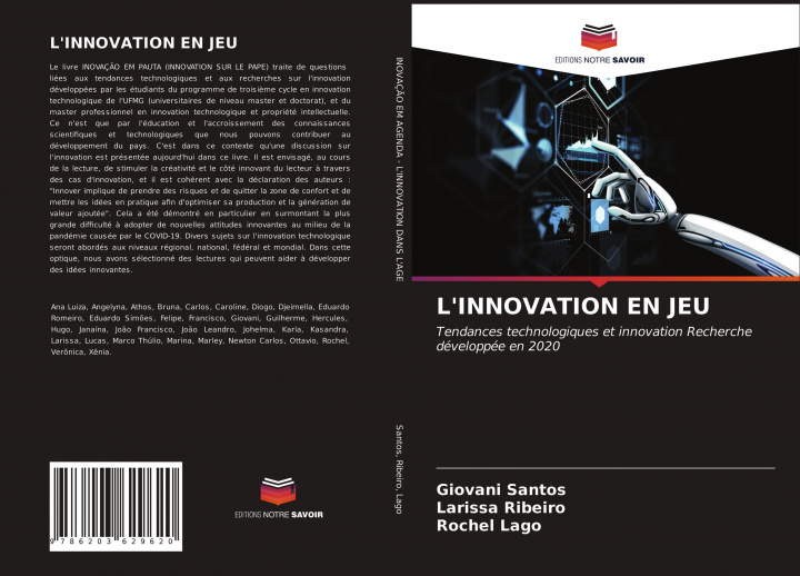 Kniha L'Innovation En Jeu Larissa Ribeiro