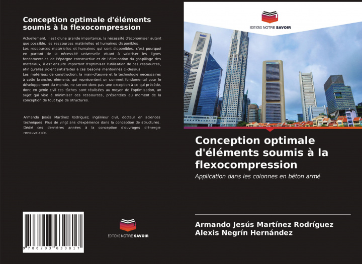 Knjiga Conception optimale d'elements soumis a la flexocompression Alexis Negrín Hernández