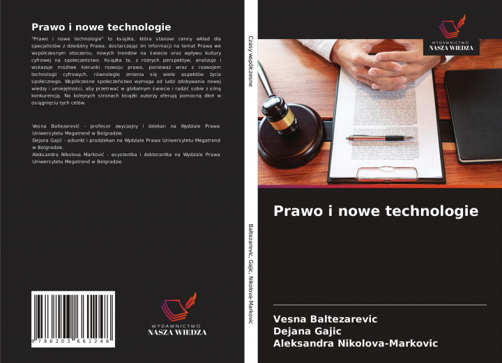 Book Prawo i nowe technologie Dejana Gajic