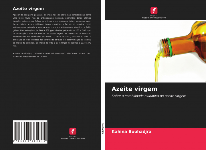 Knjiga Azeite virgem Kahina Bouhadjra