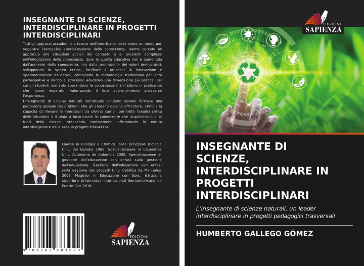 Knjiga Insegnante Di Scienze, Interdisciplinare in Progetti Interdisciplinari HUMBE GALLEGO G MEZ