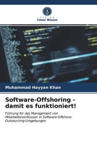 Carte Software-Offshoring - damit es funktioniert! Muhammad Hayyan Khan