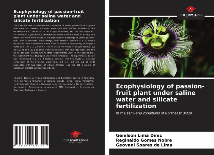 Carte Ecophysiology of passion-fruit plant under saline water and silicate fertilization GENILSON LIMA DINIZ