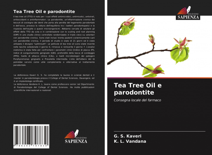 Knjiga Tea Tree Oil e parodontite K. L. Vandana