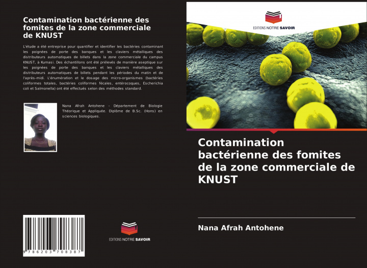 Libro Contamination bactérienne des fomites de la zone commerciale de KNUST 