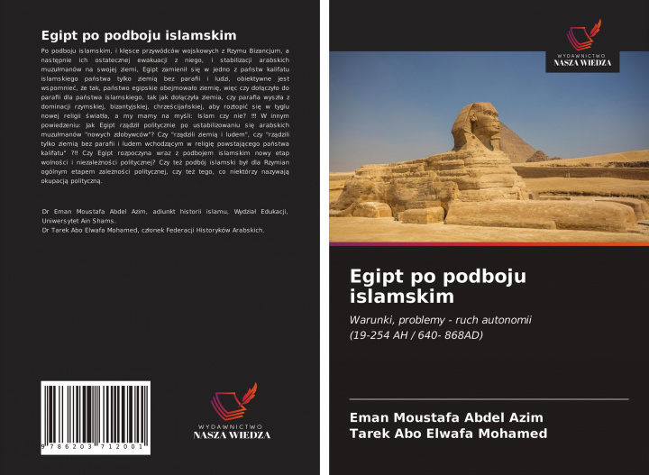 Carte Egipt po podboju islamskim Tarek Abo Elwafa Mohamed