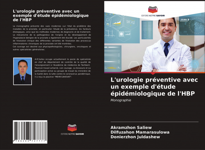 Книга L'urologie préventive avec un exemple d'étude épidémiologique de l'HBP Dilfuzahon Mamarasulowa