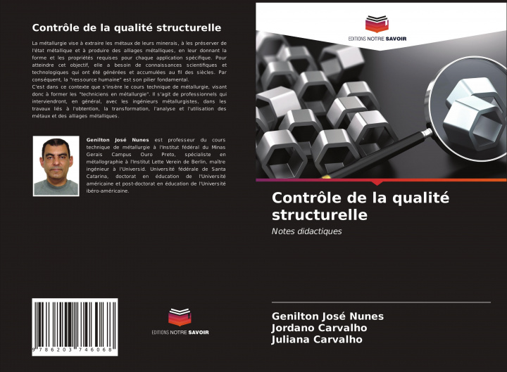 Könyv Contrôle de la qualité structurelle Jordano Carvalho
