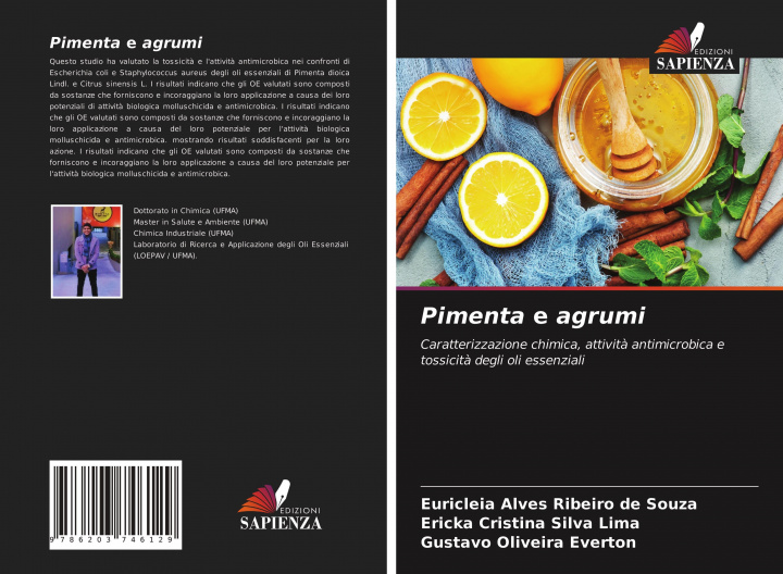 Könyv Pimenta e agrumi Ericka Cristina Silva Lima