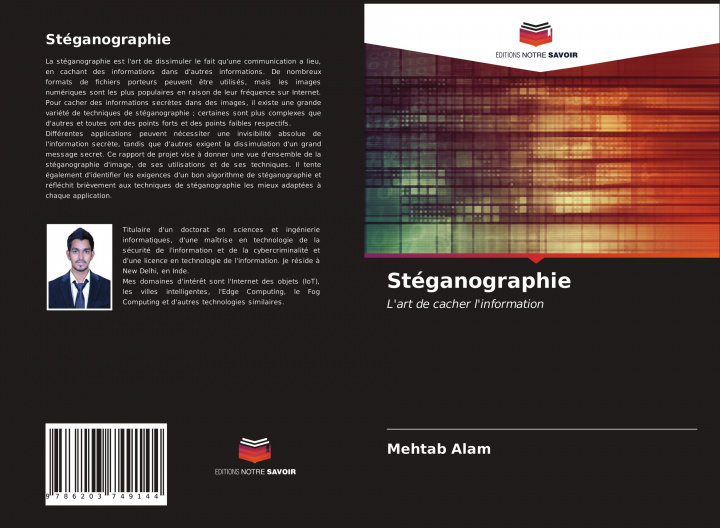 Knjiga Stéganographie Mehtab Alam