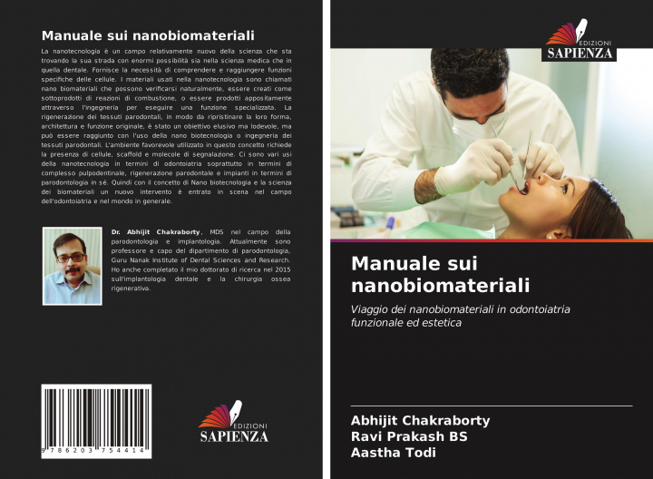 Knjiga Manuale sui nanobiomateriali Ravi Prakash Bs