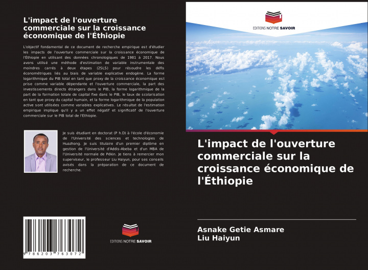 Kniha L'impact de l'ouverture commerciale sur la croissance économique de l'Éthiopie Liu Haiyun