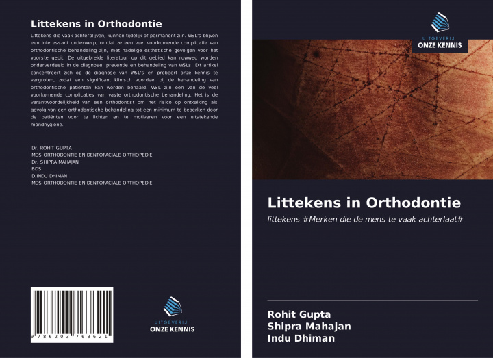 Книга Littekens in Orthodontie Shipra Mahajan