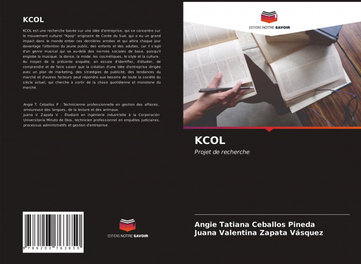Knjiga KCOL Juana Valentina Zapata Vásquez