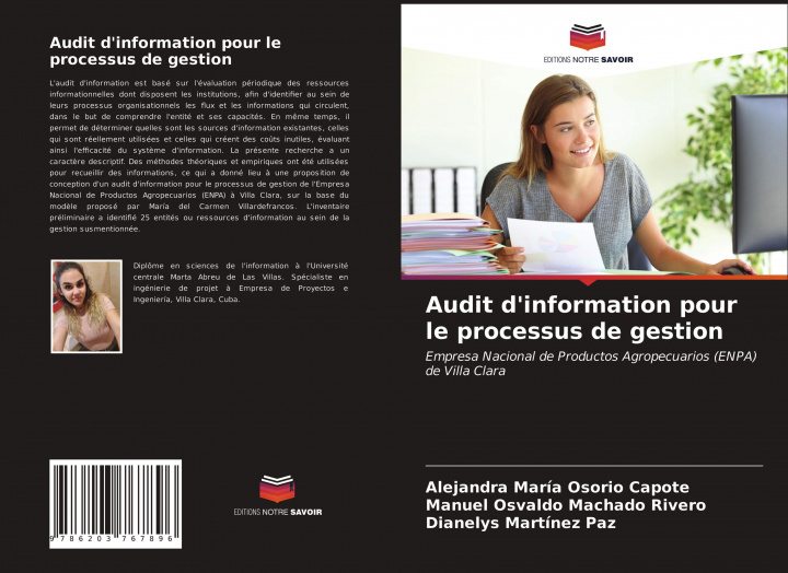 Knjiga Audit d'information pour le processus de gestion Manuel Osvaldo Machado Rivero