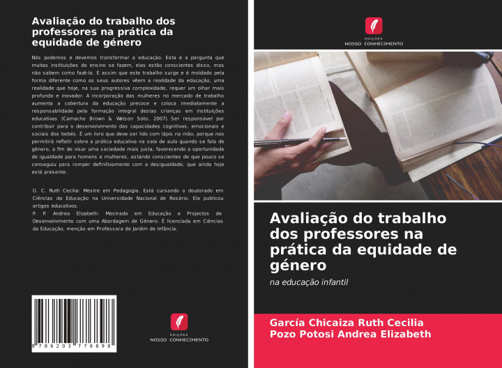 Книга Avaliaç?o do trabalho dos professores na prática da equidade de género Pozo Potosi Andrea Elizabeth