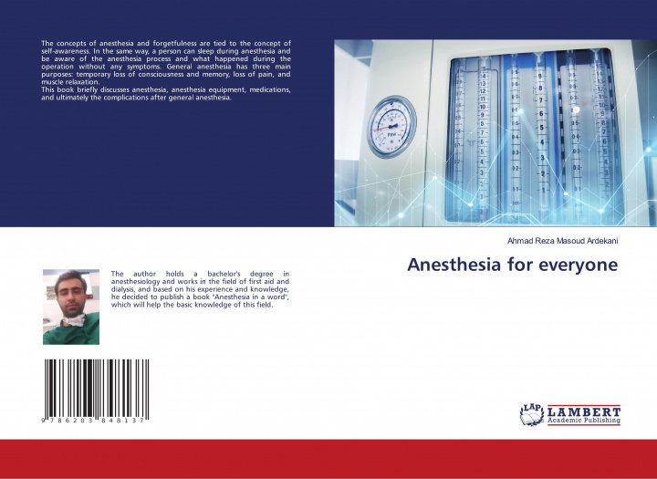 Knjiga Anesthesia for everyone Ahmad Reza Masoud Ardekani