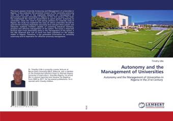 Knjiga Autonomy and the Management of Universities Timothy Utile