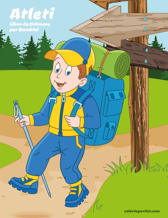 Libro Atleti Libro da Colorare per Bambini Snels Nick Snels