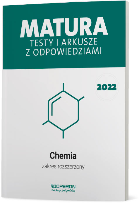 Książka Matura 2023 Chemia testy i arkusze zakres rozszerzony Opracowania Zbiorowe