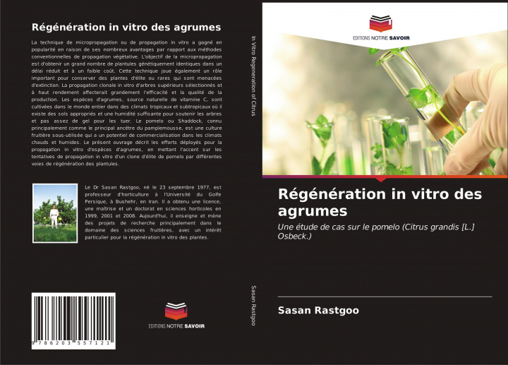 Carte Régénération in vitro des agrumes Sasan Rastgoo