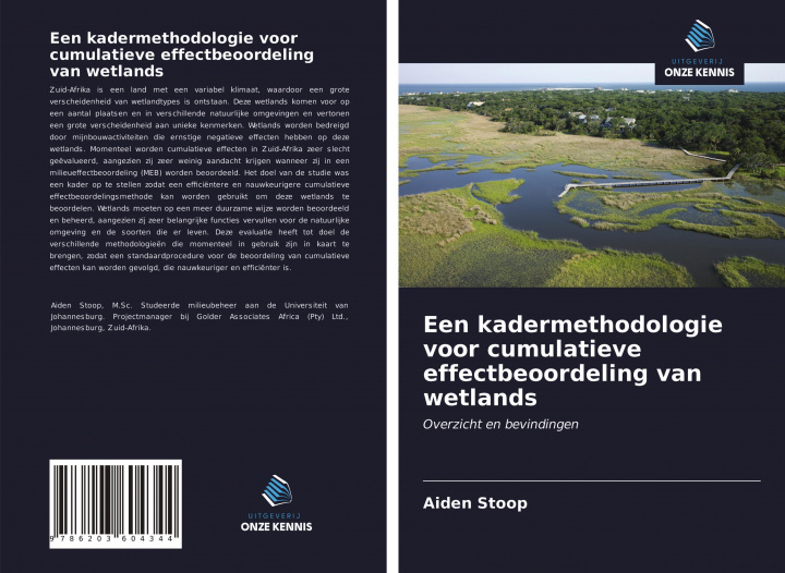 Kniha Een kadermethodologie voor cumulatieve effectbeoordeling van wetlands 