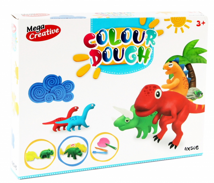 Könyv Zestaw Masa plastyczna Dino colour dough 