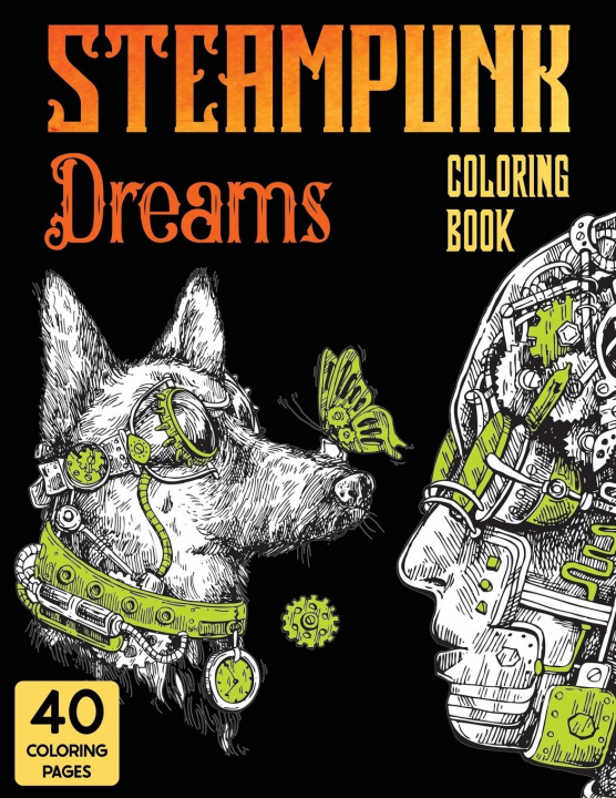 Libro Steampunk Dreams Coloring Book Stefan Heart