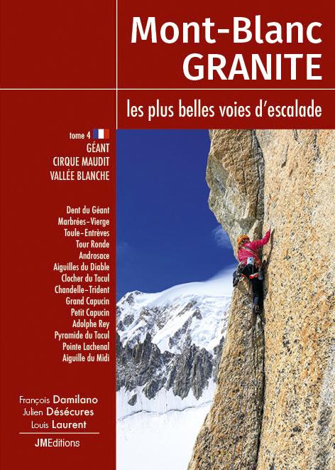 Kniha Mont Blanc Granite, les plus belles voies d'escalade T4 - Géant-Cirque Maudit-Vallée Blanche Damilano