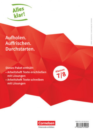 Könyv Alles klar! Deutsch. Sekundarstufe I 7./8. Schuljahr. Texte erschließen und schreiben 