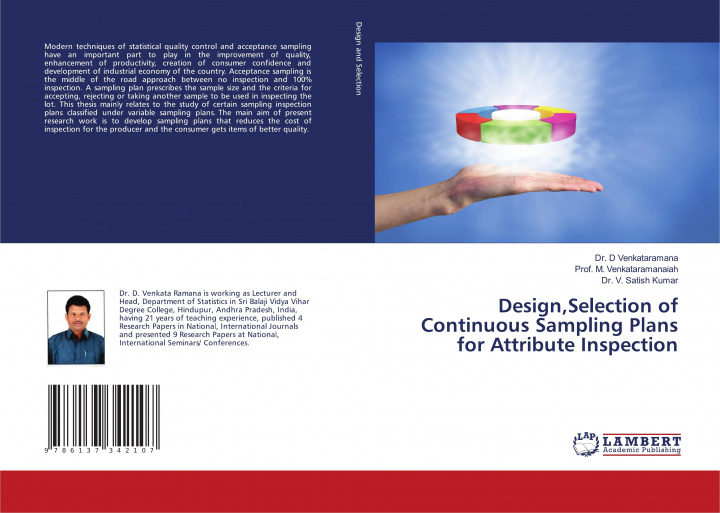 Könyv Design,Selection of Continuous Sampling Plans for Attribute Inspection M. Venkataramanaiah