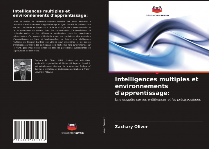 Libro Intelligences multiples et environnements d'apprentissage: Zachary Oliver