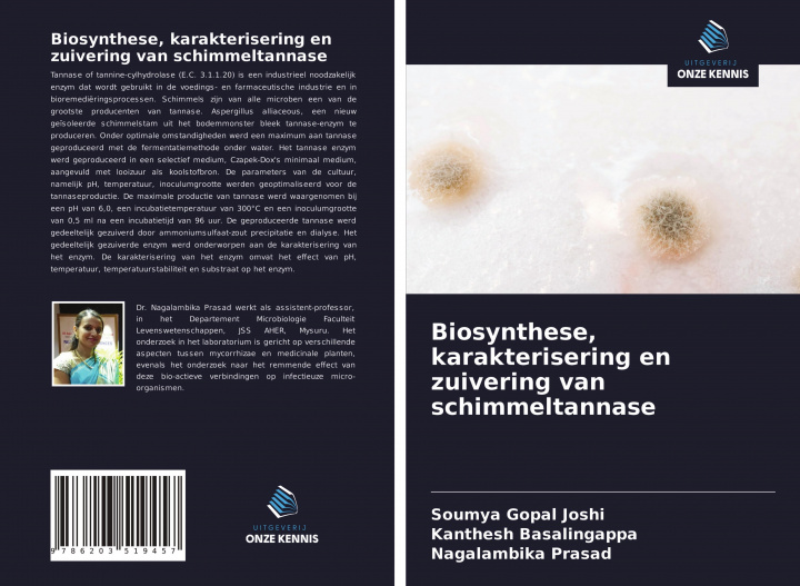 Kniha Biosynthese, karakterisering en zuivering van schimmeltannase Kanthesh Basalingappa