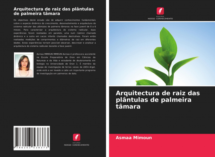 Libro Arquitectura de raiz das plântulas de palmeira tâmara 