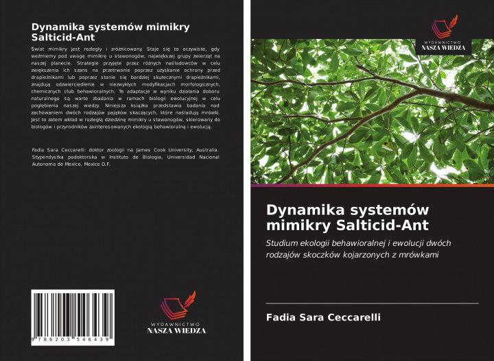 Knjiga Dynamika systemów mimikry Salticid-Ant 