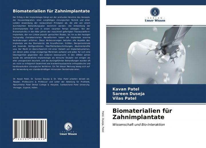 Kniha Biomaterialien für Zahnimplantate Sareen Duseja