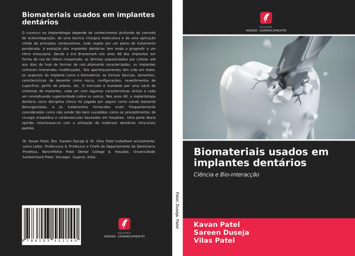 Kniha Biomateriais usados em implantes dentários Sareen Duseja