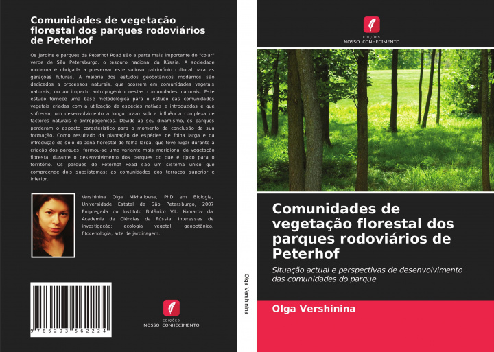 Kniha Comunidades de vegetacao florestal dos parques rodoviarios de Peterhof 