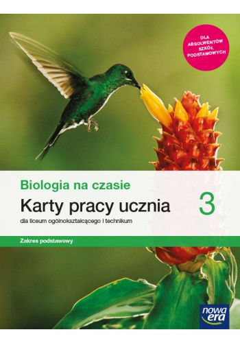Kniha Nowe biologia na czasie karty pracy 3 liceum i technikum zakres podstawowy Barbara Januszewska-Hasiec