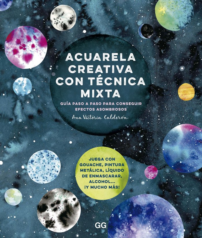 Книга ACUARELA CREATIVA CON TECNICA MIXTA CALDERON