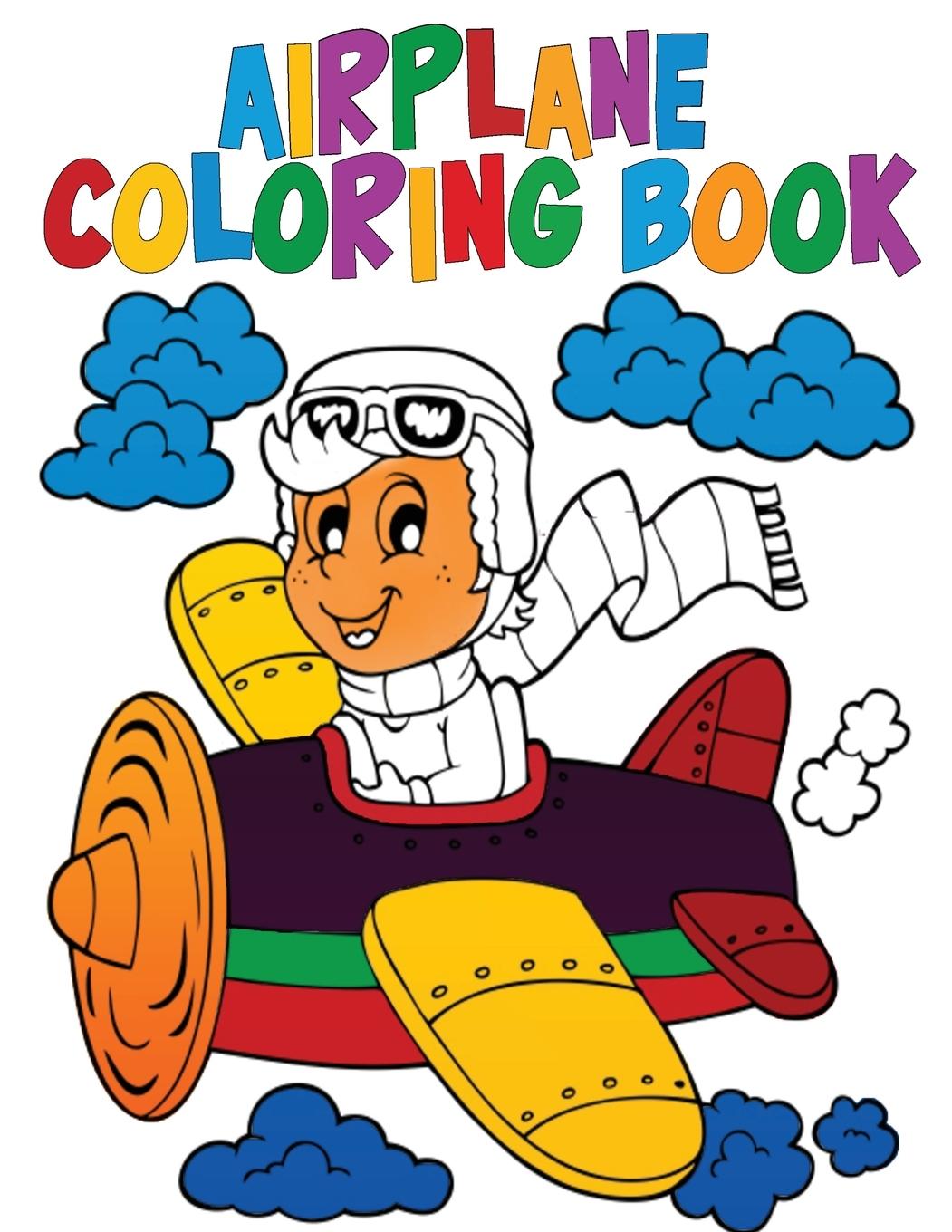 Buch Airplane Coloring Book Norea Dahlberg